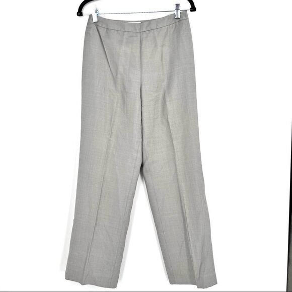 Talbots Silk Rayon Blend Trouser Pants size 6 straight leg career professional - Picture 1 of 8